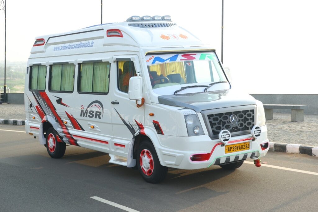 mini bus travels in vizag